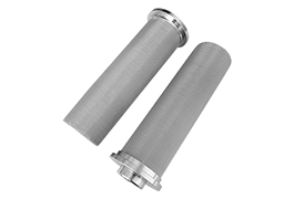Customized 10μm Stainless Steel Mesh Filter 29*67*199
